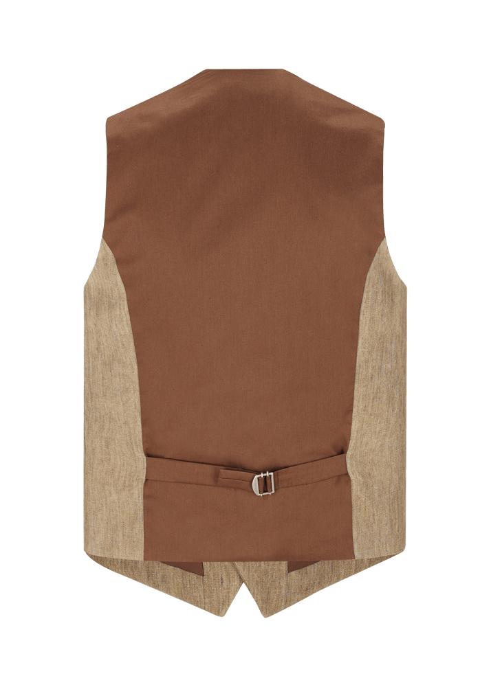 Luis Trenker Gilet in puro lino modello Lusebastian Acquista Ora