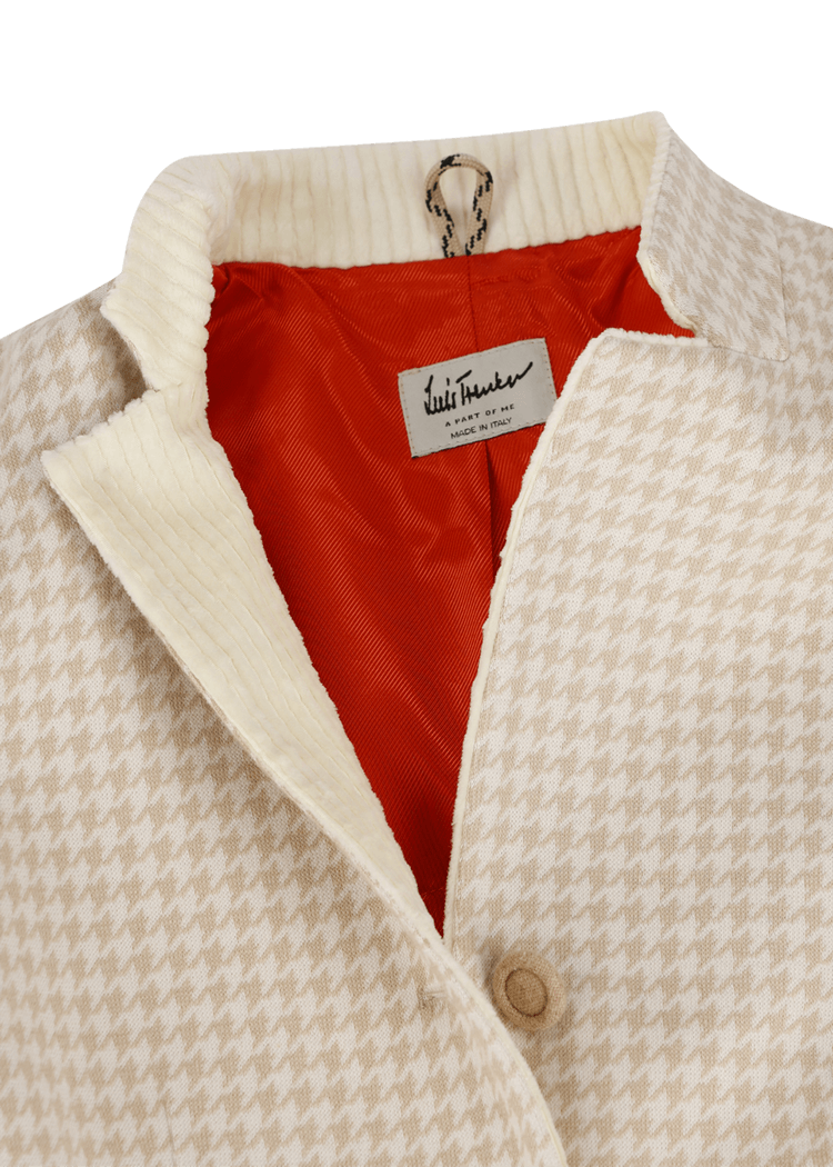 Luis Trenker Blazer realizzato in un mix di materiali modello Luromina Outlet