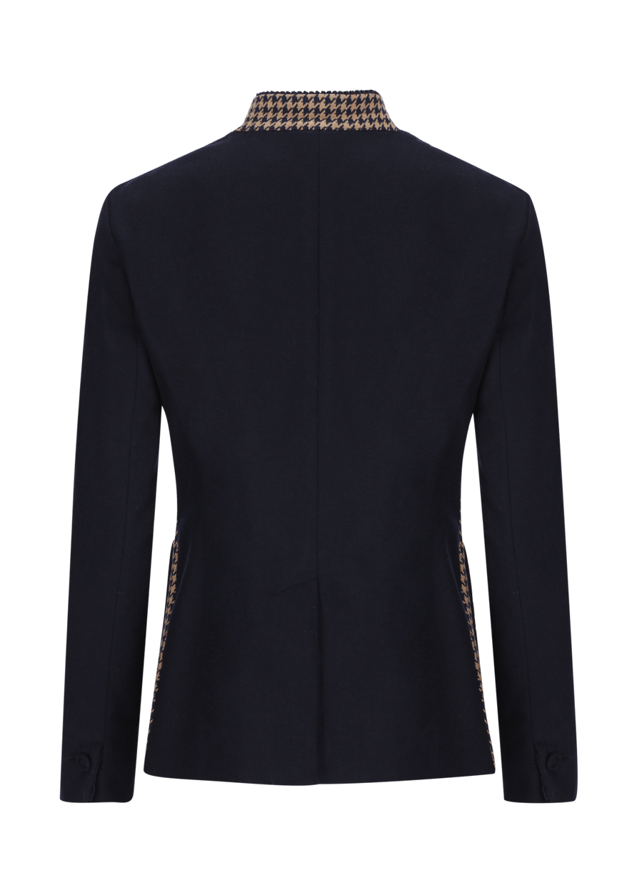 Luis Trenker Blazer realizzato in un mix di materiali modello Luromina In Vendita
