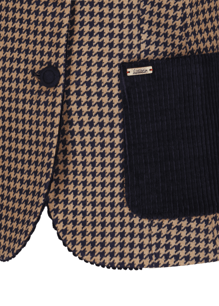 Luis Trenker Blazer realizzato in un mix di materiali modello Luromina In Vendita