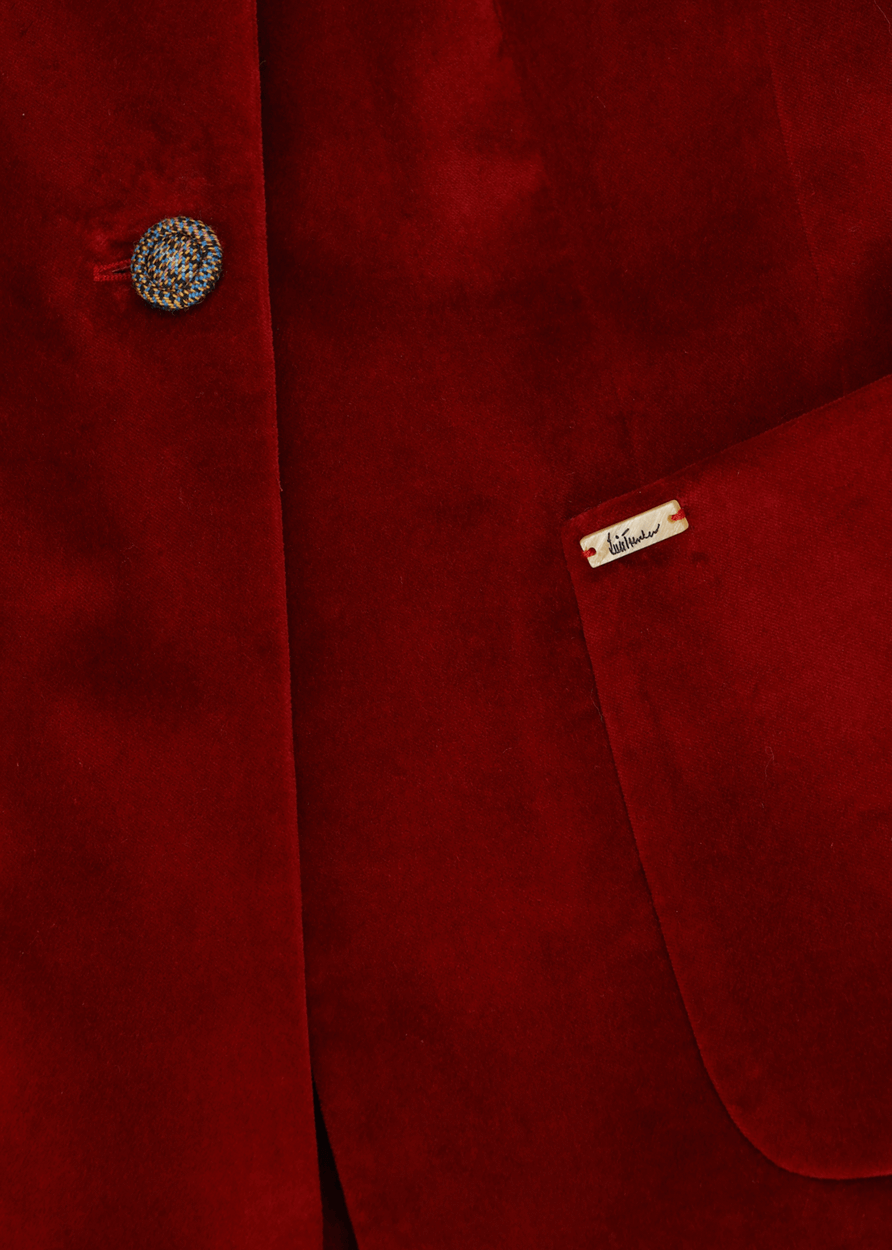Luis Trenker Blazer in velluto con colletto a revers modello Luramea Offerte