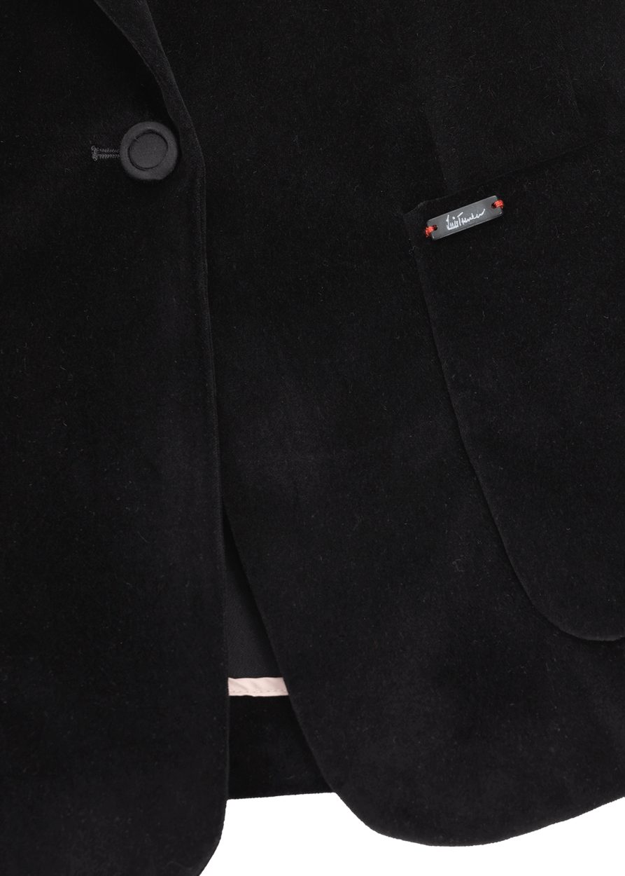 Luis Trenker Blazer in velluto con colletto a revers modello Luramea Vendita Calda