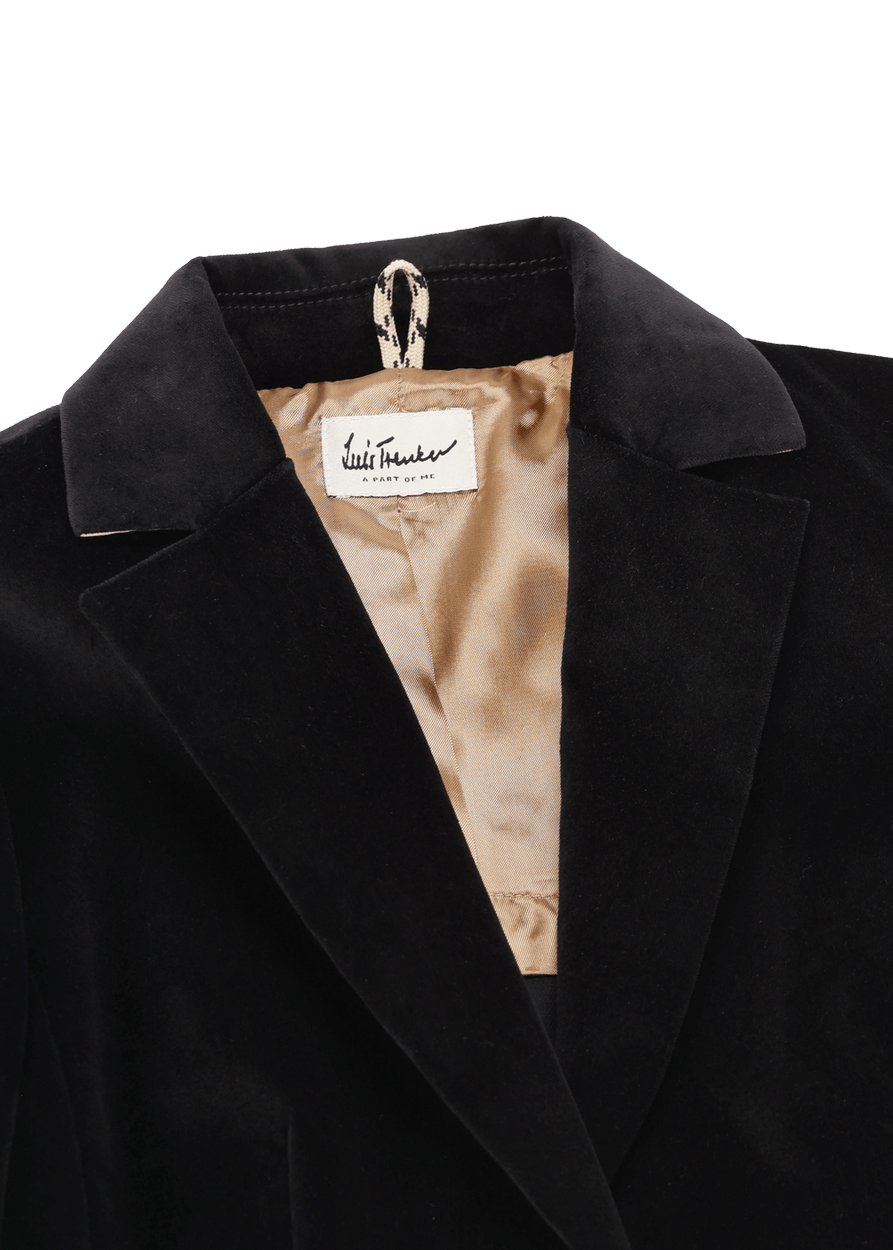 Luis Trenker Blazer in velluto con colletto a revers modello Luramea Vendita Calda