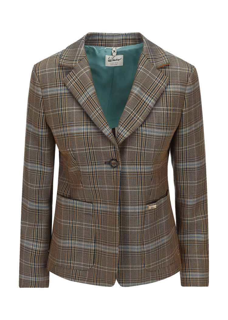 Luis Trenker Blazer con motivo pied-de-poule modello Luramea Vendita Economica