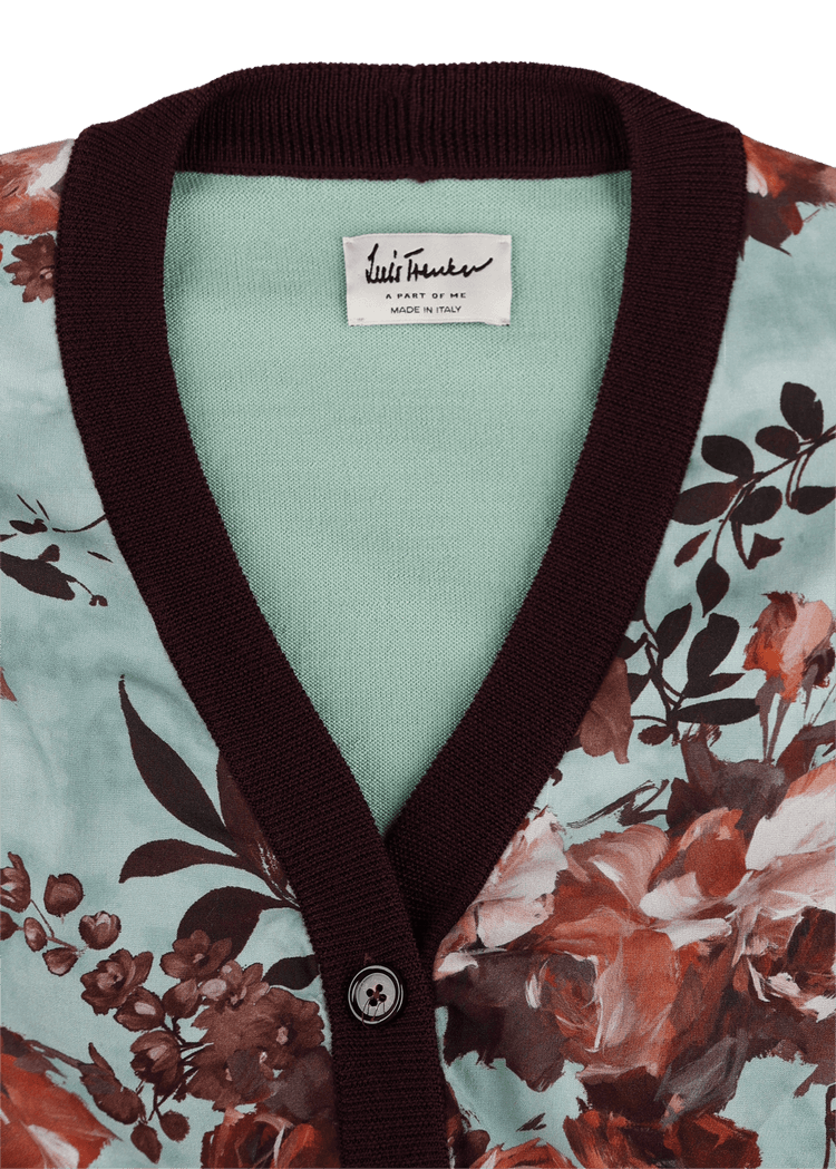 Luis Trenker Cardigan in un mix di materiali modello Luwaynet Negozio online di fabbrica