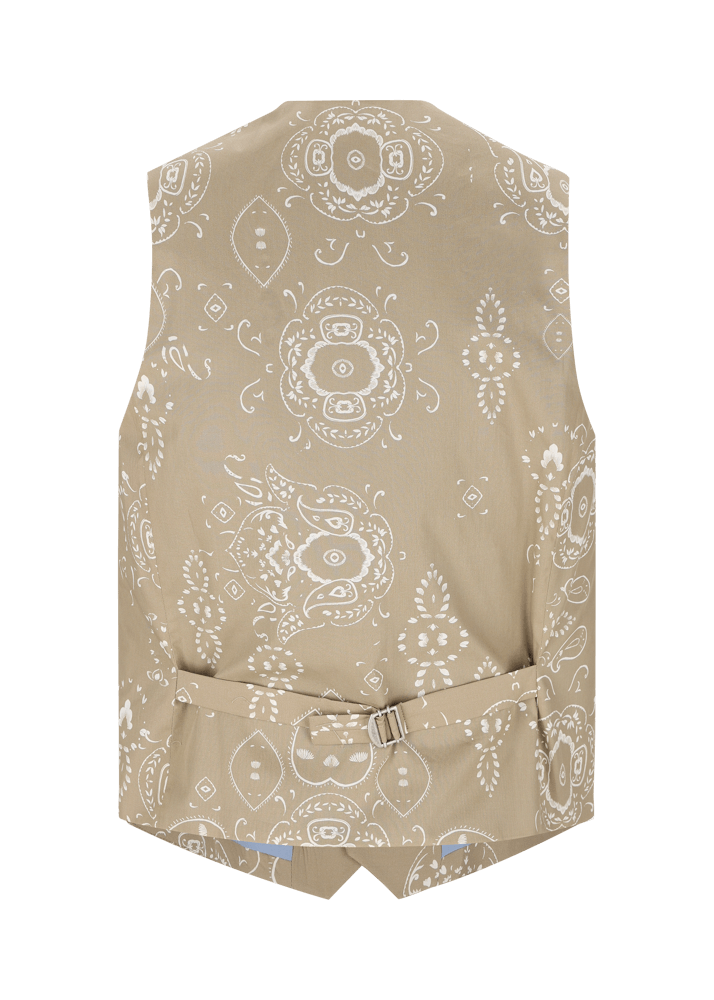 Luis Trenker Gilet con stampa bandana modello Luselim Fornitura limitata