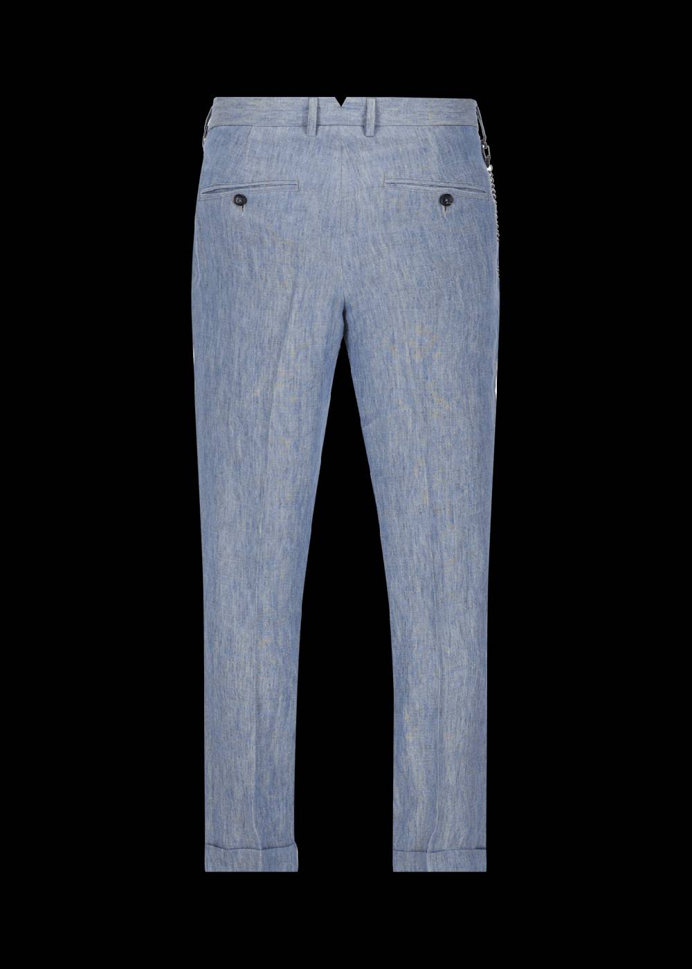 Luis Trenker Pantaloni chino in puro lino modello Lubruneu Offerta San Valentino