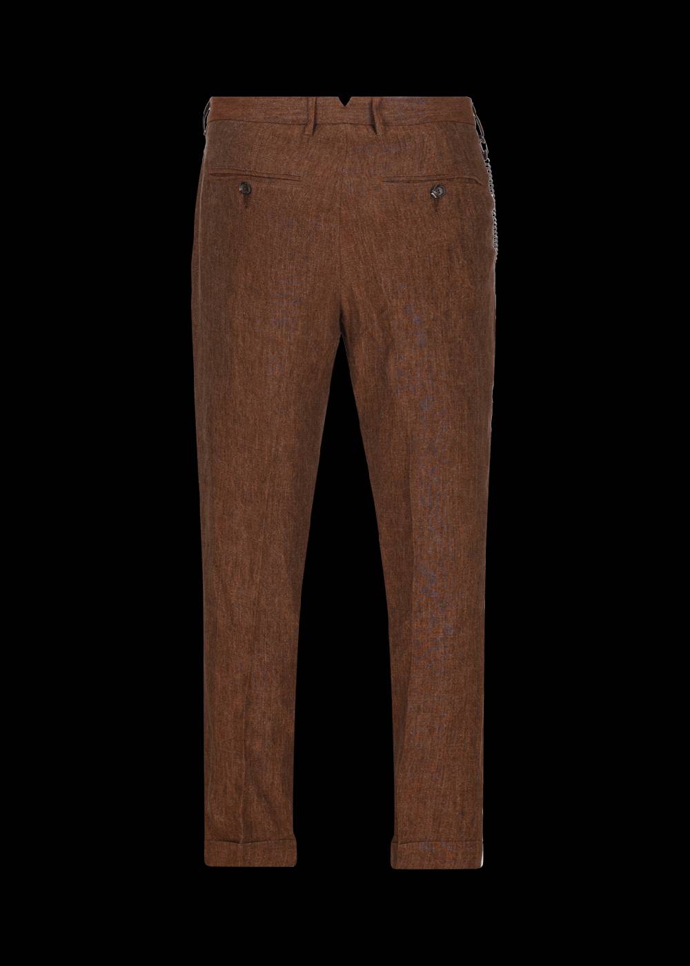 Luis Trenker Pantaloni chino in puro lino modello Lubruneu Vendita calda