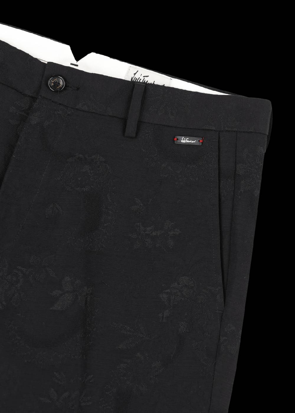 Luis Trenker Pantaloni chino con motivo in jacquard modello Lubruneu Offerte esclusive