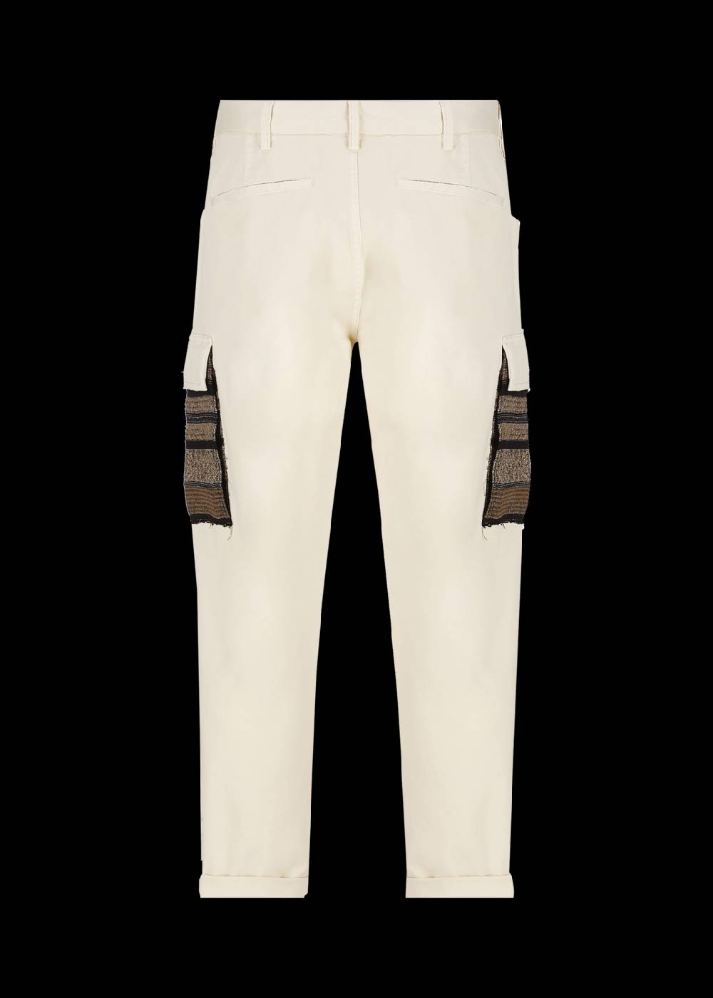 Luis Trenker Pantaloni cargo in gabardine di cotone modello Luberno Liquidazione