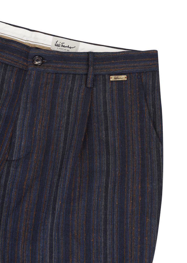 Luis Trenker Pantaloni alla zuava con motivo a righe modello Lustanislaus Comprane uno, ottenene uno gratis