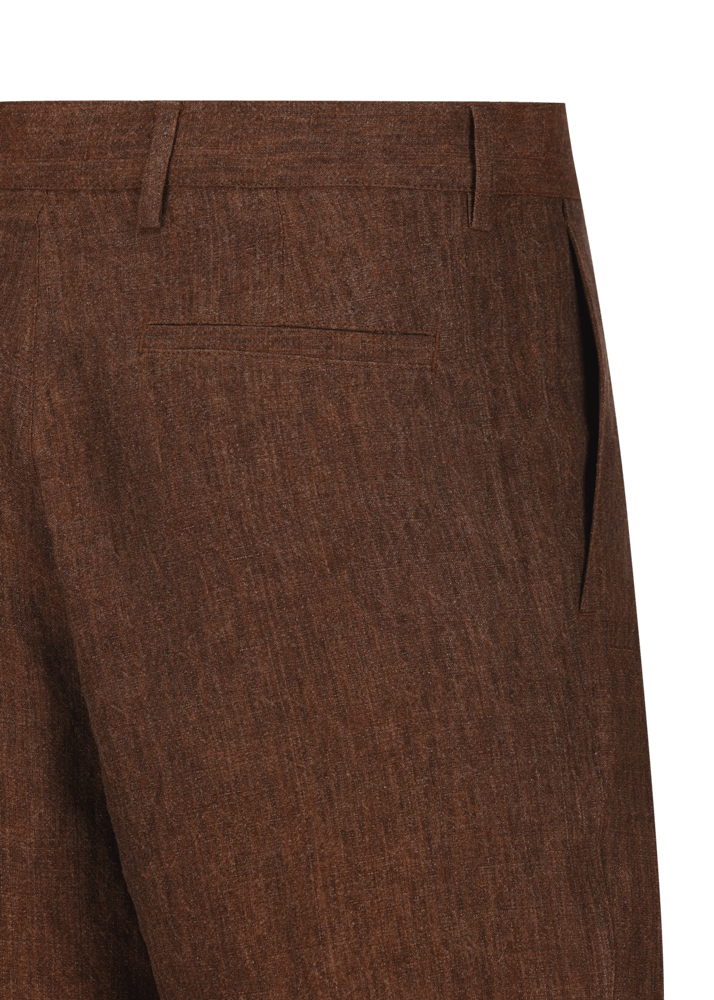 Luis Trenker Bermuda in lino modello Lubartl Super Saving Price