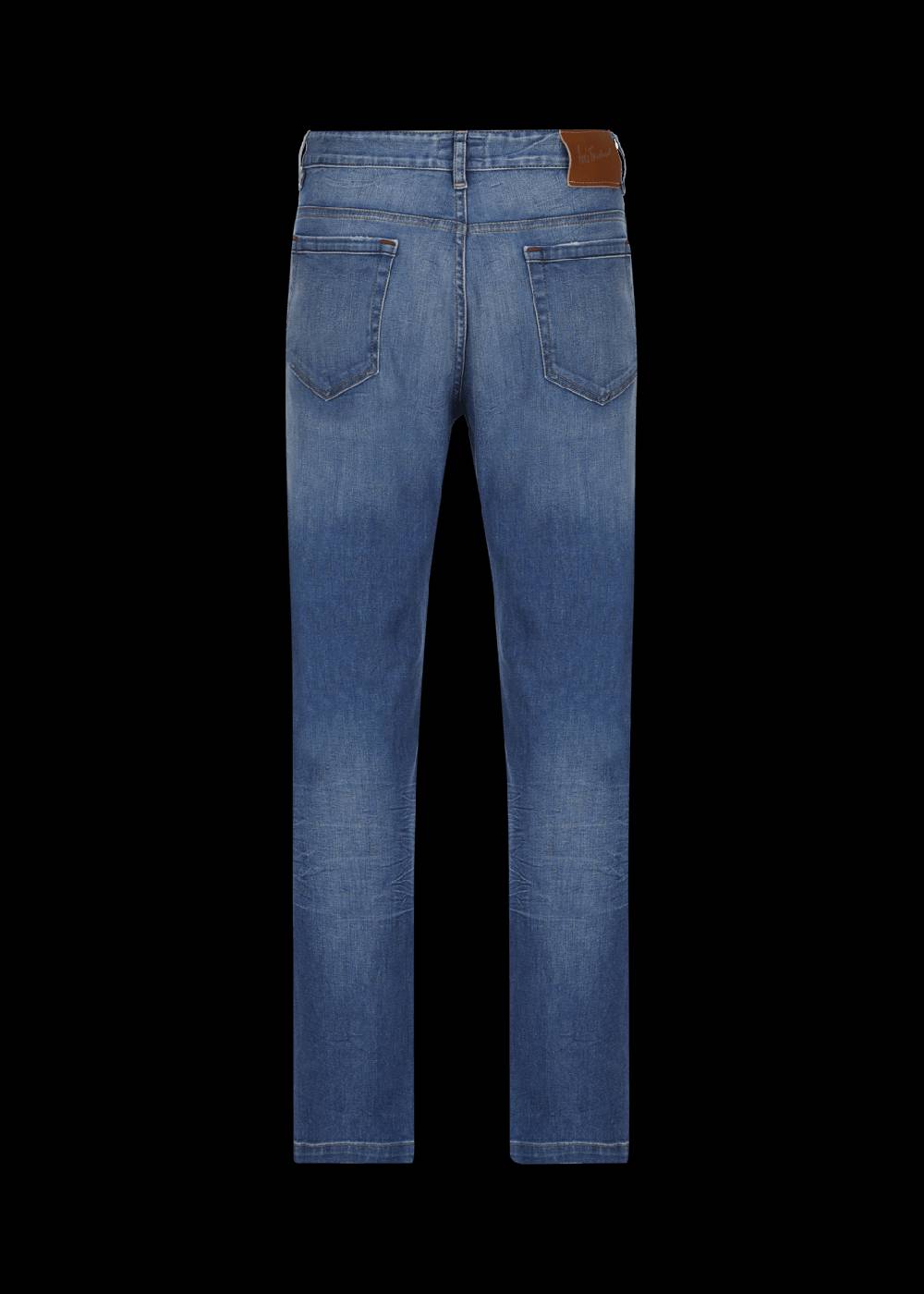 Luis Trenker Jeans con finitura stone washed modello Lupetrus Offerta settimanale