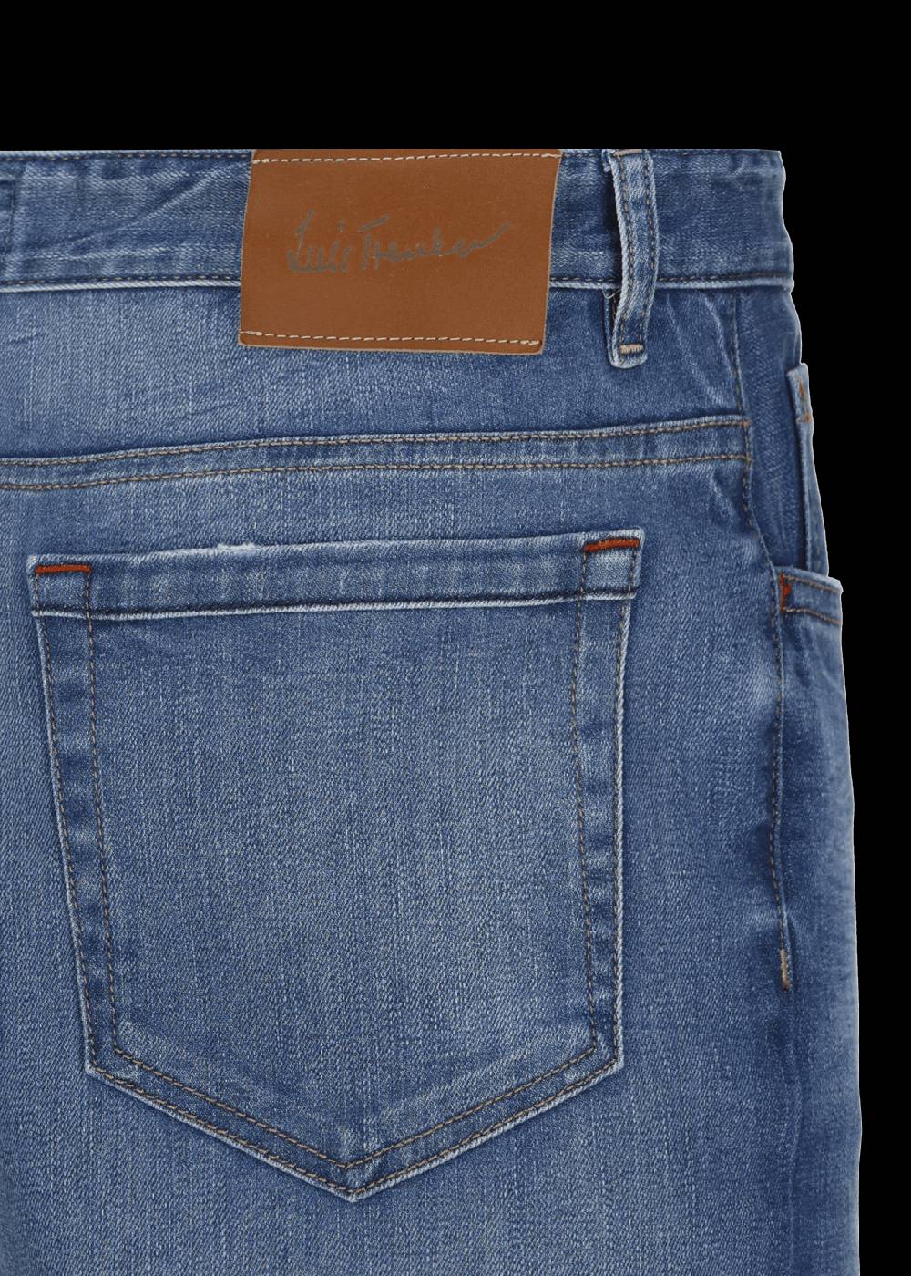 Luis Trenker Jeans con finitura stone washed modello Lupetrus Offerta settimanale