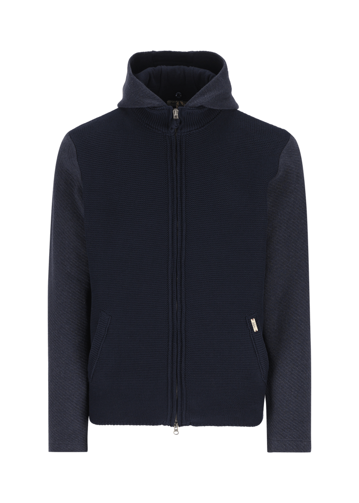Luis Trenker Cardigan lavorato a maglia con cappuccio Luwallace Rilascio limitato