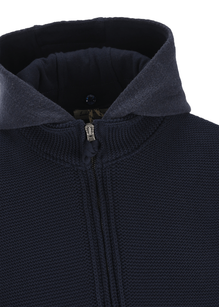 Luis Trenker Cardigan lavorato a maglia con cappuccio Luwallace Rilascio limitato