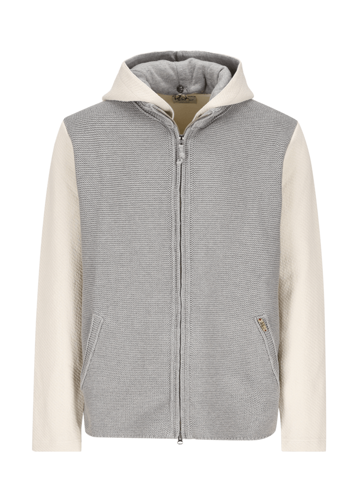 Luis Trenker Cardigan lavorato a maglia con cappuccio Luwallace Ultimi tre giorni