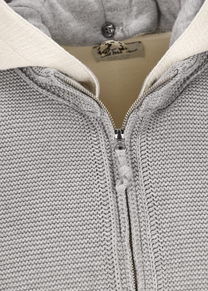 Luis Trenker Cardigan lavorato a maglia con cappuccio Luwallace Ultimi tre giorni