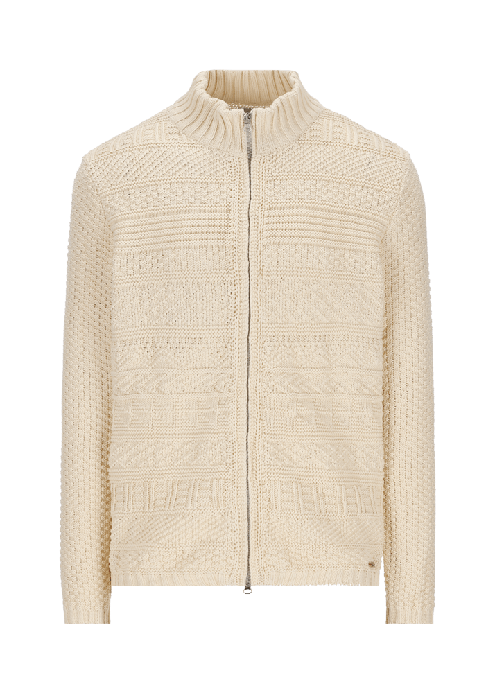 Luis Trenker Cardigan lavorato a maglia con colletto alla coreana modello Luwall ACQUISTA ORA