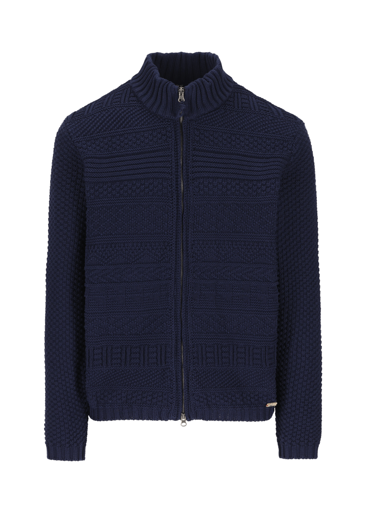 Luis Trenker Cardigan lavorato a maglia con colletto alla coreana modello Luwall Latest stili