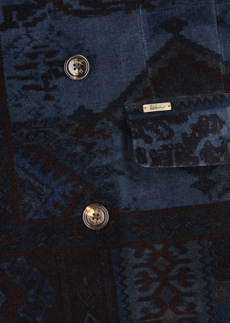 Luis Trenker Cappotto in velluto con collo in pelliccia modello Lusamir Sostegno trimestrale