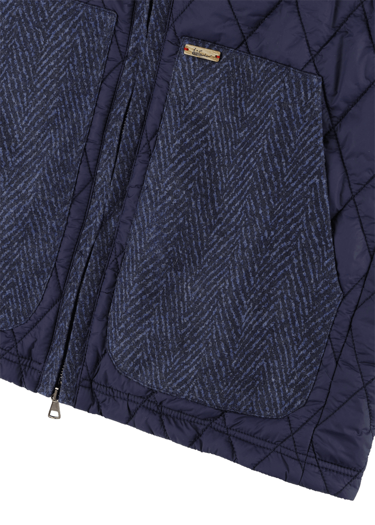 Luis Trenker Gilet trapuntato in nylon modello Lugus 50% di sconto con spedizione gratuita