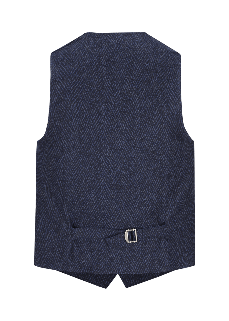 Luis Trenker Gilet in lana cotta modello Lusebastian Officina
