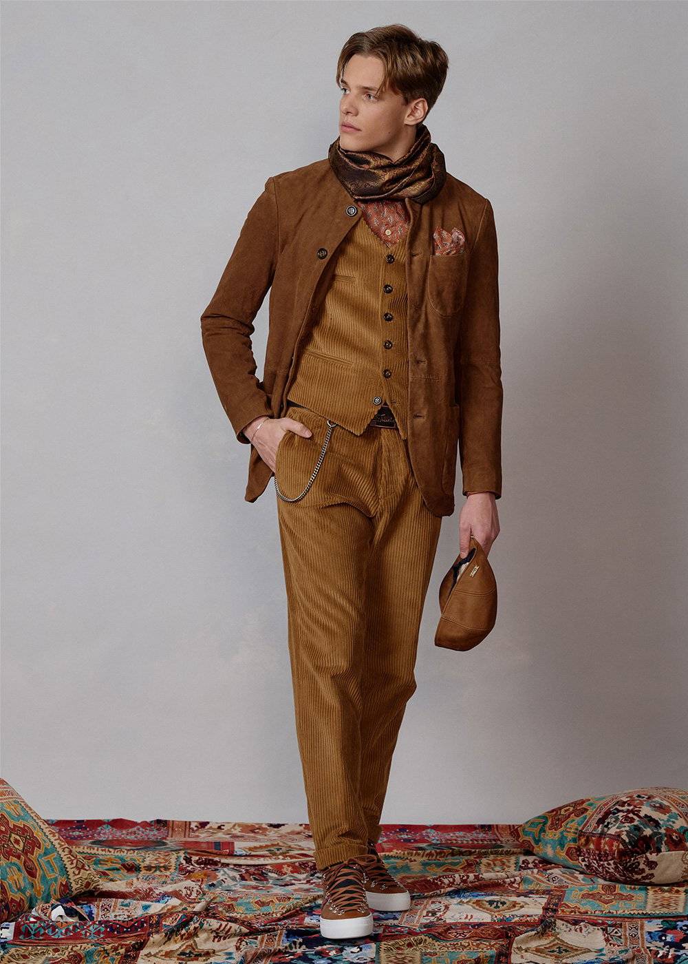 Luis Trenker Gilet in velluto a coste modello Lusebastian Black Friday Prezzi