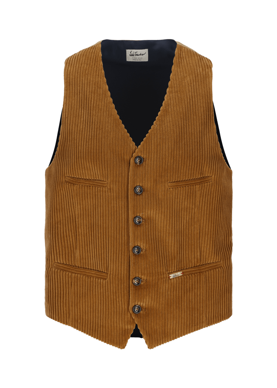 Luis Trenker Gilet in velluto a coste modello Lusebastian Black Friday Prezzi