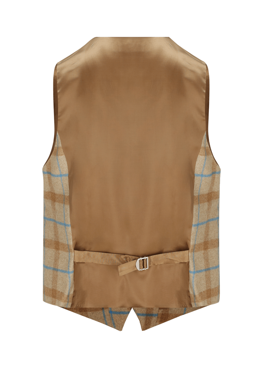 Luis Trenker Gilet con motivo a quadri modello Lusebastian 50% di sconto per tempo limitato