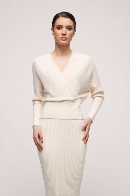 Luisa Spagnoli Mius - Pullover in lana Nuova