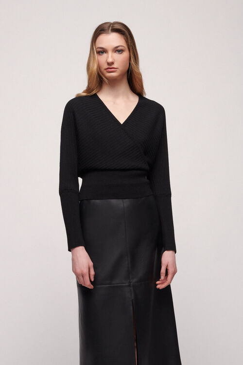 Luisa Spagnoli Mius - Pullover in lana Vendita Calda