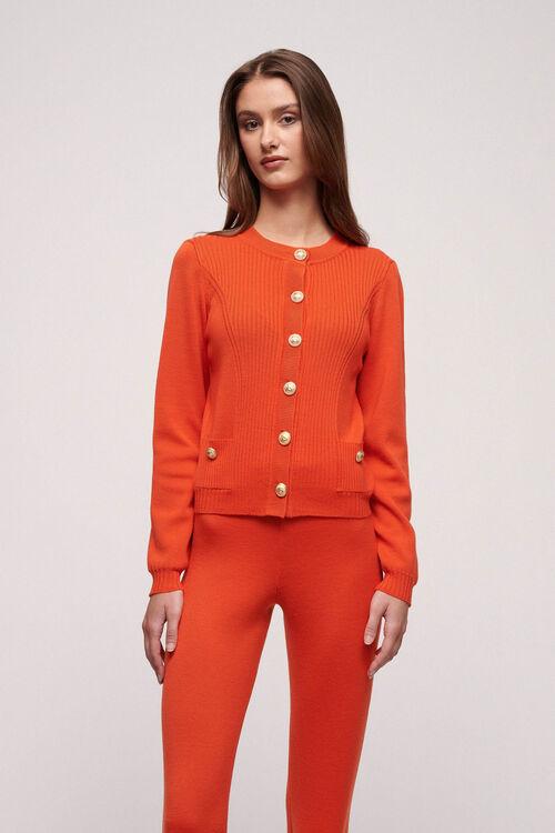 Luisa Spagnoli Mentalista - Cardigan in lana Sottocosto