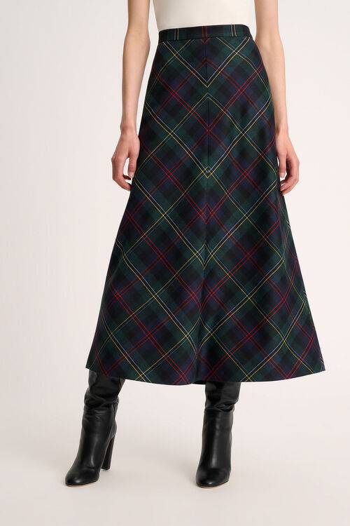 Luisa Spagnoli Furetto - Gonna tartan In Saldo