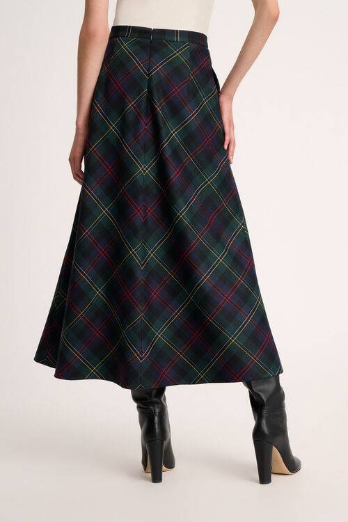 Luisa Spagnoli Furetto - Gonna tartan In Saldo