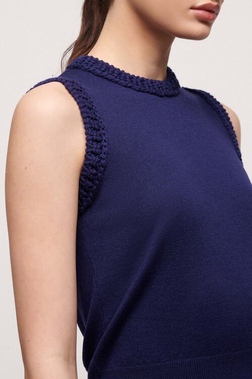 Luisa Spagnoli Mini - Top in lana Fino al 55% di sconto