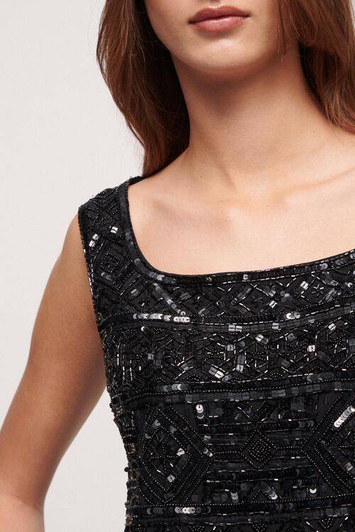 Luisa Spagnoli Labi - Top con paillettes Nuovo