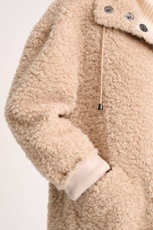 Luisa Spagnoli Serra - Cappotto teddy Saldi Di Fabbrica