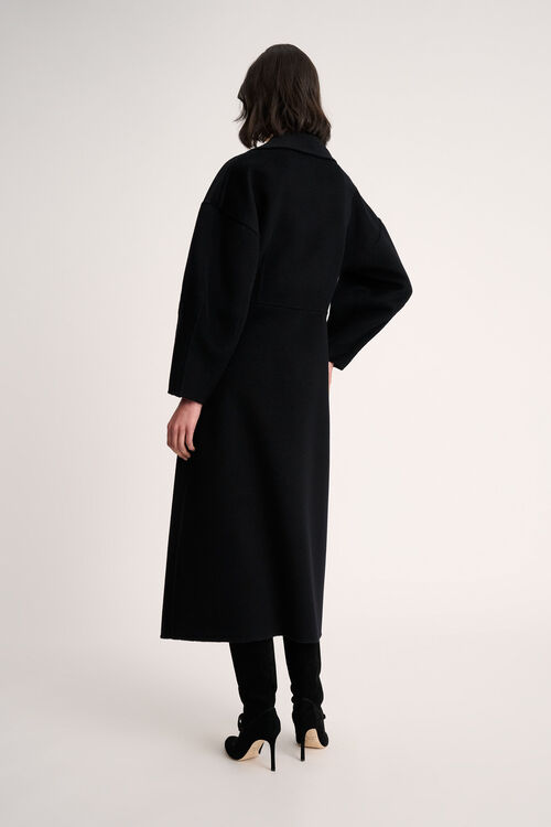 Luisa Spagnoli Sondaggio - Cappotto in panno di lana Grande vendita
