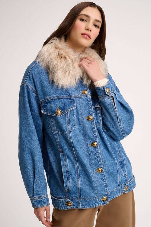 Luisa Spagnoli Scialuppa - Giubbotto in denim Offerta esclusiva