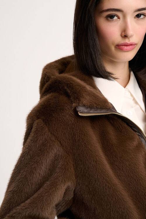 Luisa Spagnoli Scheggia - Giubbotto faux fur Offerta per la Festa della Mamma