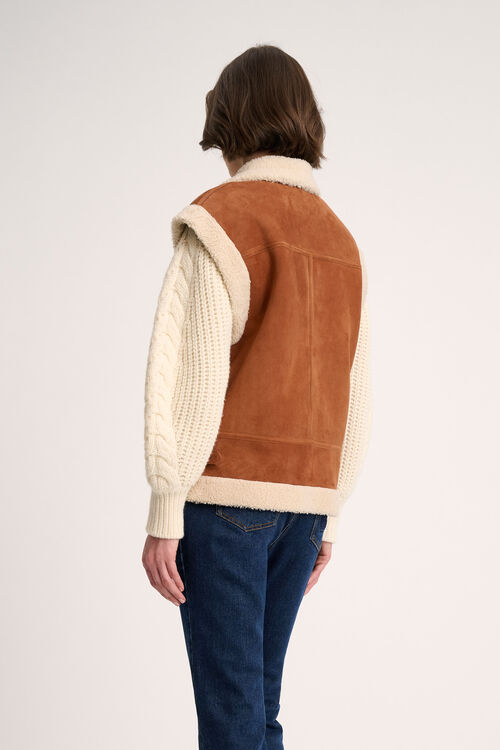 Luisa Spagnoli Severo - Gilet in montone Offerta San Valentino