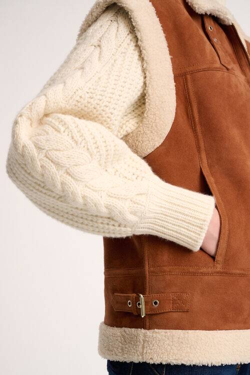 Luisa Spagnoli Severo - Gilet in montone Offerta San Valentino