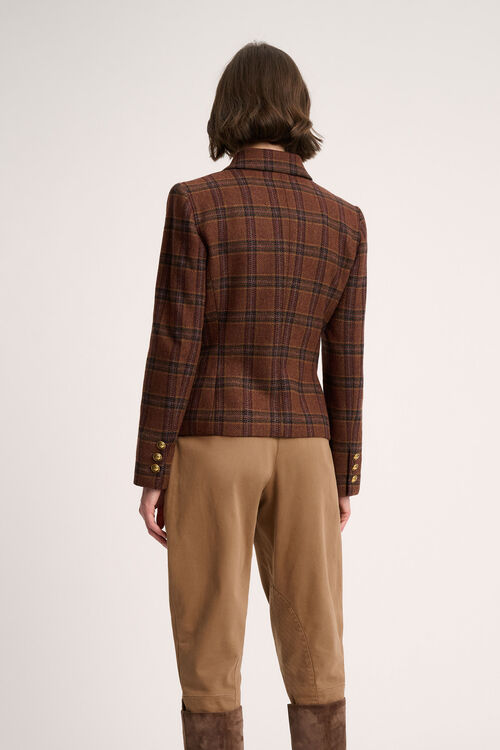 Luisa Spagnoli Suoneria - Giacca tartan Fino al 60% di sconto