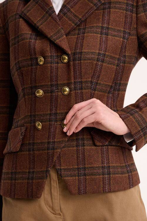 Luisa Spagnoli Suoneria - Giacca tartan Fino al 60% di sconto