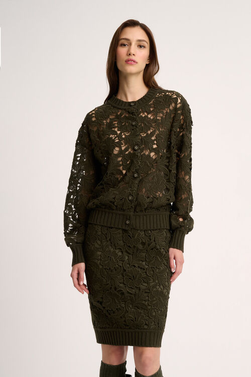 Luisa Spagnoli Segesta - Cardigan in pizzo - Fashion Show Fino al 55% di sconto