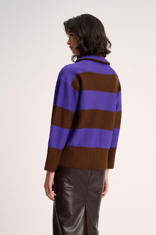 Luisa Spagnoli Marsupio - Pullover a righe Offerta Anniversario