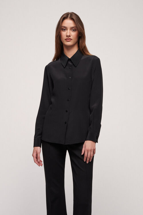 Luisa Spagnoli Limonaia - Camicia in seta Online Outlet