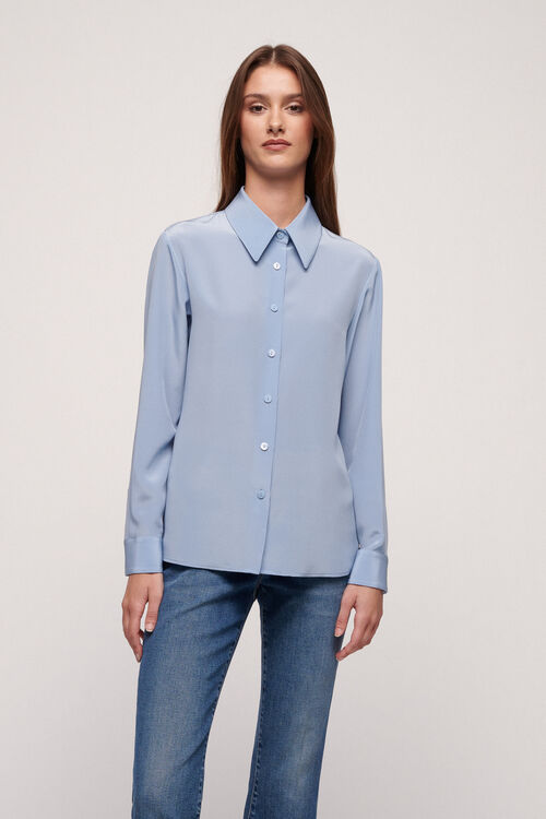 Luisa Spagnoli Limonaia - Camicia in seta Grandi sconti