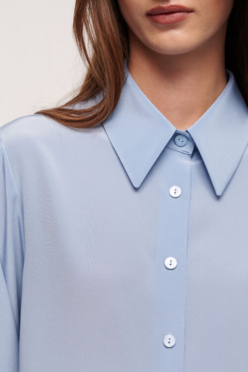 Luisa Spagnoli Limonaia - Camicia in seta Grandi sconti